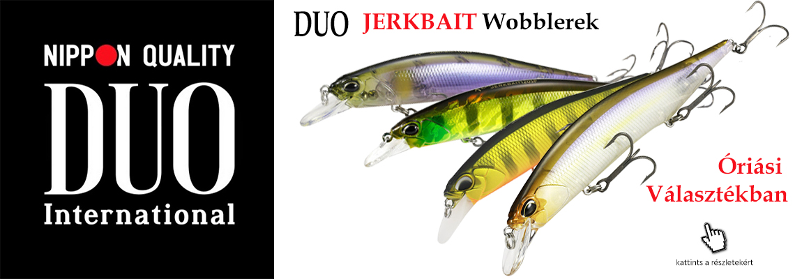 DUO Jerkbait és Jerkbait Realis hatalmas választékban