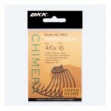 BKK Chimera Wide Gap Worm Hook Super-Slide Coating Horgok Nr.03 - 8db/cs