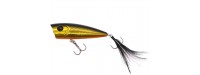 Damiki D-POP70 Wobbler 7cm-10gr Black Gold Holo felszíni