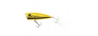 Damiki D-POP70 Wobbler 7cm-10gr Chrome Gold felszíni