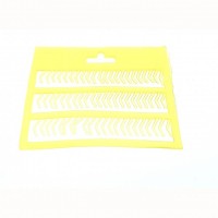 Hakuyo V-alakú Szilikon Stopper Sárga - 3db/cs