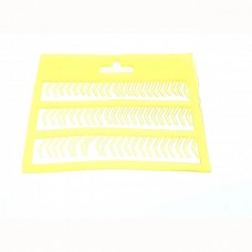 Hakuyo V-alakú Szilikon Stopper Sárga - 3db/cs