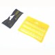 Hakuyo V-alakú Szilikon Stopper Sárga - 3db/cs
