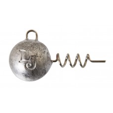 Lucky John Corkscrew Round Ball Jighead