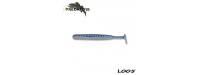 4Predators Worm Shad 8cm L005 - (6db/cs)