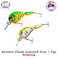 Vidra Lures Atomic Chub Jointed 5cm 7gr Sinking wobbler