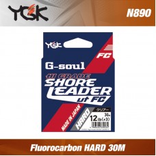 YGK N890 G-SOUL HG SHORE Leader FC Hard Zsinór 30m #3 15.5LB