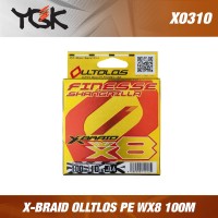 YGK X03105 X-BRAID OLLTLOS PE WX8 FN Shgrla Zsinór 100m  0.5mm
