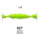 LIBRA MULTI LARVA 5x25mm Cheese Gumicsali 25db/cs