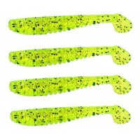 NEVIS VINTAGE IMPULSE SHAD FLUOZÖLD-FLITTER