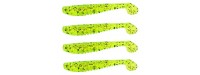 Nevis Vintage Impulse Shad 6.3cm Fluozöld-Flitter