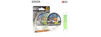 GOSEN PE W X8 fonott zsinór 0.117mm Light Green 150m 4.5kg 